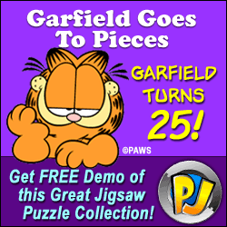 Garfield 25th Anniversary Jigsaw Puzzle Pack